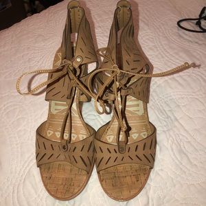 DOLCE VITA strap up wedge sandal